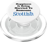 Happiness Is Being Married To Someone Scottish PopSockets PopGrip for MagSafe