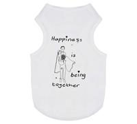 'Happiness Is Being Together ' Pet Dog/Cat T-Shirt (PT00135950)