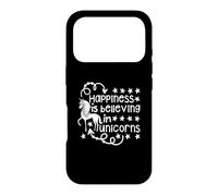 Happiness Is Believing In Unicorns Magical Fantasy Case for iPhone 17 Pro