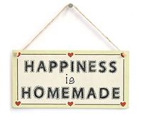 Happiness is Homemade - Home Sweet Home Love Heart Sign Gift