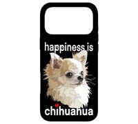 Happiness Is Long Haired Chihuahua Long Hair Chiwawa Mom Dad Case for iPhone 17 Pro Max