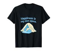 Happiness Is My Own Space Blanket Fort Introvert Quote T-Shirt