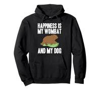 Happiness Is My Wombat And My Dog Australian Lover Pullover Hoodie