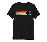 Happiness is Not Automatic 6 Speed Manual Transmission Premium T-Shirt