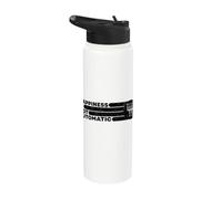 Happiness is Not Automatic 6 Speed Manual Transmission Stainless Steel Insulated Water Bottle