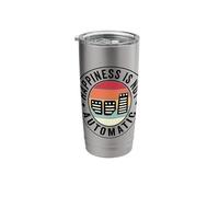 Happiness is Not Automatic Three Pedals Manual Transmission Stainless Steel Insulated Tumbler