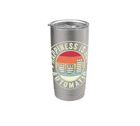 Happiness is Not Automatic Three Pedals Manual Transmission Stainless Steel Insulated Tumbler