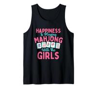Happiness is Playing Mahjong with The Girls - Mah Jong Lover Tank Top