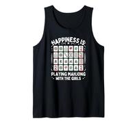 Happiness is Playing Mahjong with The Girls Tank Top