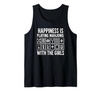 Happiness is Playing Mahjong with the Girls Tank Top