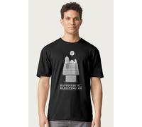 Happiness Is Sleeping In Snoopy Peanuts T-Shirt Peanuts Black XXL
