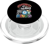 Happiness Is Yelling Bingo USA American Flag Patriotic PopSockets PopGrip for MagSafe