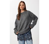 Happiness Istanbul Women's Mini Lace Skirt in Black | Size: Small Happiness Istanbul Black S