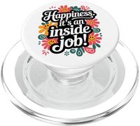 Happiness. It's an inside job PopSockets PopGrip for MagSafe