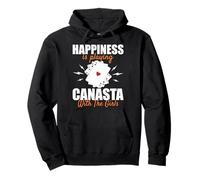 Happiness Playing Canasta With The Girls - Card Game Canasta Pullover Hoodie