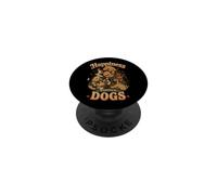 Happiness Sponsored by Dogs - Dog Lover Design PopSockets Adhesive PopGrip