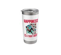 Happiness Tight Hold Boulderer Climb Rock Climber Bouldering Stainless Steel Insulated Tumbler