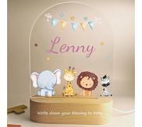 HappinessMade Personalized baby night light,Customized birthday gift for boys and girls,Night Light for Kids with Name,newborns,Christening Children gifts,Decorative birthday gift