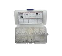 Happinesspark PVDF Metric Cross Phillips Pan Head Screws M3 Set Length 5-25mm with Nuts and Washers Assortment Hardware Kit Total 320PCS Chemical Resistant Corrosion Proof Fastener Set