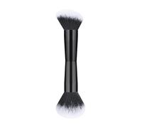 HAPPITON Double-Ended Foundation Brush - 2-in-1 Contour & Concealer Flawless Blending for Liquid, Cream & Powder Makeup - Buffing Brush for Full Coverage & Seamless Finish