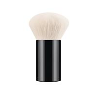 HAPPITON Kabuki Face Brush - Synthetic Bristles for Wet/Dry Makeup - Soft, Absorbent & Versatile for Bronzer, Powder & Highlighter (White)