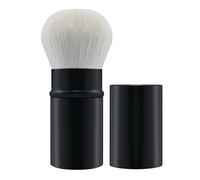 HAPPITON Retractable Kabuki Airbrush - All-in-One Face Makeup Brush for Liquid, Cream & Powder - Aluminum Handle