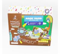 Happium Magic Water Colouring Book, Water Painting Books for Kids, Water Magic Colouring Book, Water Colouring Books for Children with Pen for Children Gifts, Doodle Game, Happy Forest Design
