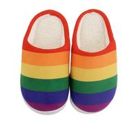 HAPPJUN Women's House Slippers Soft Memory Foam Slipper Cozy Warm Comfy House Bedroom Shoes LGBTQ Gifts Love Peace Slippers for Women Girls