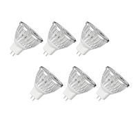 Happlignly 6X 4W Dimmable MR16 LED Bulb/3200K Warm White LED Spotlight/50 Watt Equivalent Bi Pin GU5.3 Base/330 Lumen 60 Degree