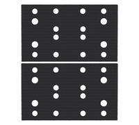 HAPPOW 2Pcs Soft Sponge Interface Pad Replacement Compatible with Festool RTS 400/RS 400/RTSC 400 Sanding Pads - 80x133mm Protective Sponge Pads(Black)