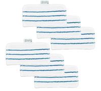 HAPPOW 6PCS Steam Mop Replacement Pads for Beldray，Washable Steam Cleaner Pads Compatible with Black+Decker FSM1610, 1630, 13E5, 1300, 1321, 13151