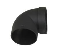 HAPPOW Car Heater Air Vent Ducting Elbow Pipe 75mm Outlet Exhaust Connector, Plastic Air Duct Pipe Elbow Outlet Connection for Vehicle Heater Systems