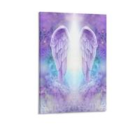HAPPOW Fantasy Angel Wings Poster Decorative Painting Canvas Wall Posters And Art Picture Print Modern Family Bedroom Decor Posters 12x18inch(30x45cm)