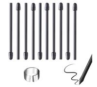 HAPPOW Pack of 10 Replacement Tips for Wacom Pro Pen 2/3D/ Slim/Mobile Studio Pro/Cintiq 16/Pro/Intuos Pro/Classic Pen, Pen Tips for Wacom, with 1 Changer, Stable and Wear-Resistant (Black)