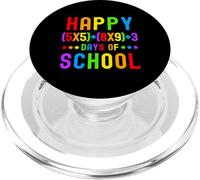 Happy 100 Days Of School -100th Day of School Math Teacher PopSockets PopGrip for MagSafe