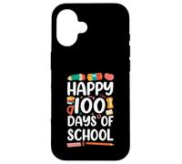 Happy 100 Days Of School Teacher Student Celebration Case for iPhone 16
