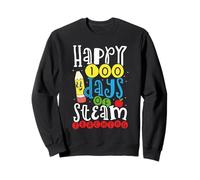 Happy 100 Days Of STEAM Teaching Celebration Sweatshirt