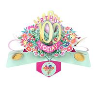 Happy 100th Birthday 100 Today Pop-Up Greeting Card Love Kate's Pop Up Cards Her POP215MC100