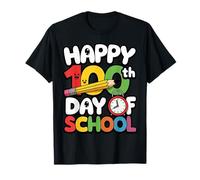 Happy 100th Day of School 100 Days of School Teacher Student T-Shirt