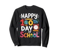 Happy 100th Day Of School Classroom Icons Teacher Sweatshirt