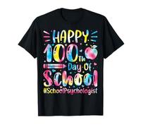 Happy 100th Day of School Psychology Teacher Psychologist T-Shirt