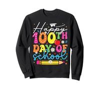 Happy 100th Day of School Teacher Kids Boys Student Sweatshirt