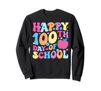 Happy 100th Day Of School Teacher Kids Boys Sweatshirt