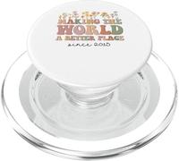 Happy 10th Bday Making The World A Better Place Since 2015 PopSockets PopGrip for MagSafe