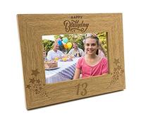 Happy 13th Birthday Wooden Photo Frame Gift (5 x 7 Inch)