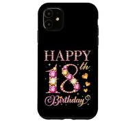 Happy 18th Birthday 18 Years Old Men Women Birthday Party Case for iPhone 11