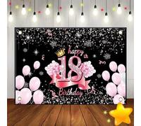 Happy 18th Birthday Background Photo The Breath of Youth Photography Backdrops for Festivals Princess Custom Backdrop Boy Decoration Vinyl Red