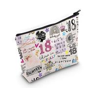 Happy 18th Birthday Gift Official Adulthood 18 Birthday Hello 18 Canvas Zipper Pouch Bag (18 Birthday Bag EU)