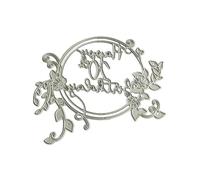 Happy 20th Birthday Cutting Dies Metal Die Cut Embossing Templates Cut Stencils for Scrapbooking Journal Card Decoration