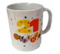 Happy 21st Birthday China Mug - Talking Pictures Fanfare Collection